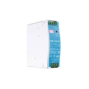 CN Satışta - EDR-120-48 MEANWELL 120W 48VDC 2.5A 115/230VAC Tek Çıkışlı Endüstriyel DIN RAYI