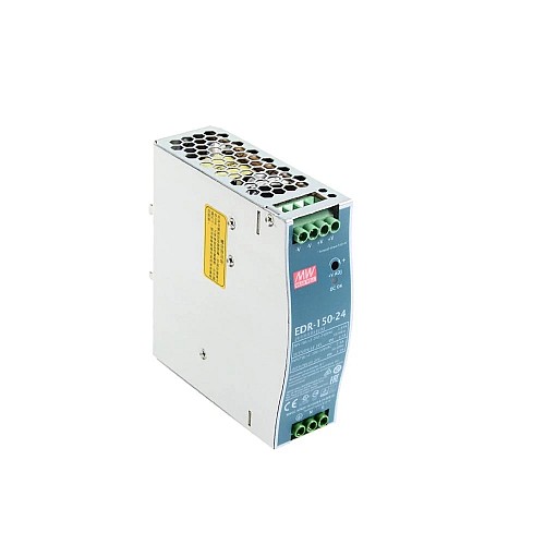 EDR-150-24 MEANWELL 150W 24VDC 5.2A 115VAC/6.5A 230VAC Tek Çıkışlı Endüstriyel DIN RAYI EDR-150-24 MEANWELL 150W 24VDC 5.2A 115VAC/6.5A 230VAC Tek Çıkışlı Endüstriyel DIN RAYI