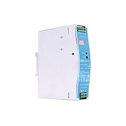 EDR-75-12 MEANWELL 75,6W 12VDC 6,3A 115/230VAC Tek Çıkışlı Endüstriyel DIN RAYI