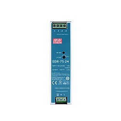 EDR-75-24 MEANWELL 75W 24VDC 3.2A 115/230VAC DIN Ray Güç Kaynağı