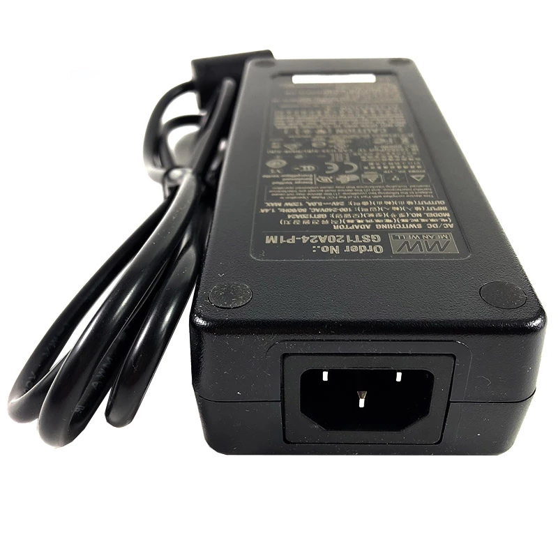 GST120A24-P1M MEANWELL 120W 24VDC 5A 115/230VAC AC-DC Güvenilir Yeşil Endüstriyel Adaptör