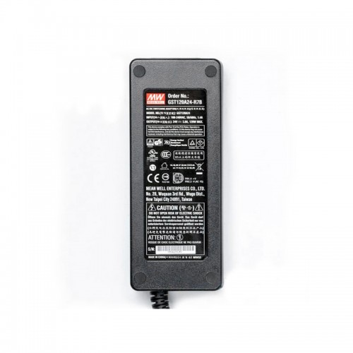GST120A24-R7B MEANWELL 120W 24VDC 5A 115/230VAC AC-DC Güvenilir Yeşil Endüstriyel Adaptör