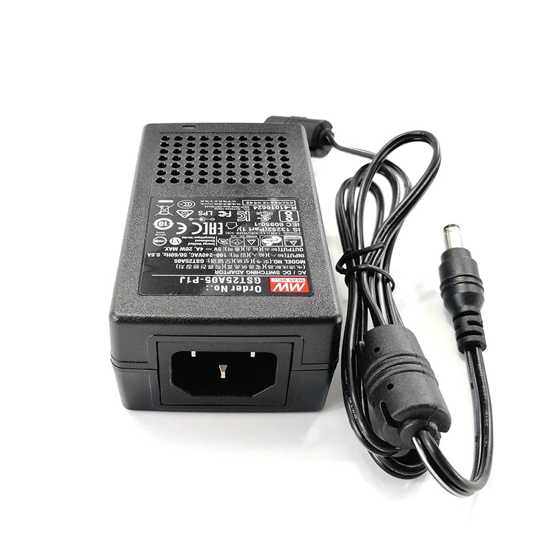 GST25A05-P1J MEANWELL 20W 5VDC 4.0A 115/230VAC AC-DC Güvenilir Yeşil Endüstriyel Adaptör