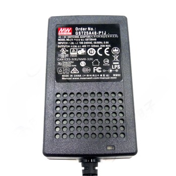 GST25A48-P1J MEANWELL 25W 48VCC 0.52A 115/230VAC AC-DC Adaptör endüstriyel verde güvenilir