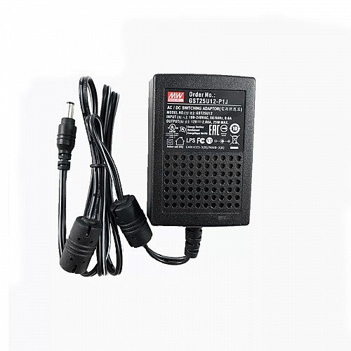 GST25U12-P1J MEANWELL 25W 12VDC 2.08A 115/230VAC AC-DC Güvenilir Yeşil Endüstriyel Adaptör