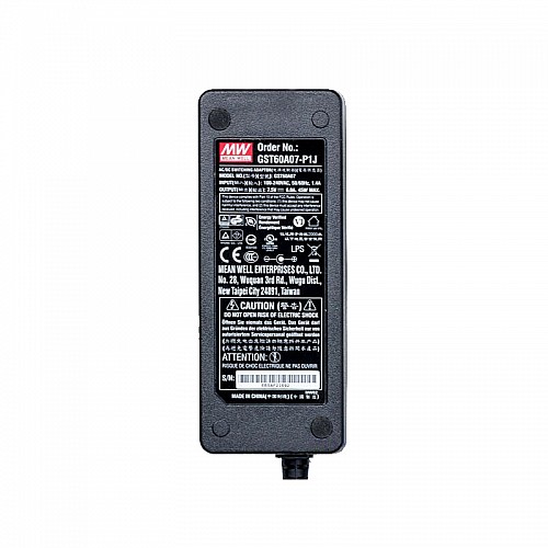 GST60A07-P1J MEANWELL 45W 7VDC 6A 115/230VAC AC-DC Güvenilir Yeşil Endüstriyel Adaptör
