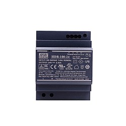 CN Satışta - HDR-100-24 MEANWELL 92W 24VDC 3.83A 115/230VAC Ultra İnce Basamak Şeklinde DIN Ray Güç Kaynağı