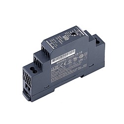 HDR-15-15 MEANWELL 15W 15VDC 1A 115/230VAC Ultra İnce Basamak Şeklinde DIN Ray Güç Kaynağı