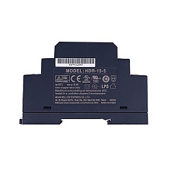 HDR-15-5 MEANWELL 15W 5VDC 2.4A 115/230VAC Ultra İnce Basamak Şeklinde DIN Ray Güç Kaynağı