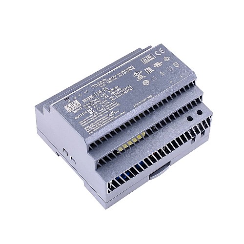 HDR-150-24 MEANWELL 24VDC 5,31A 127,4W 115VAC/6,25A 150W 230VAC Ultra İnce Basamak Şeklinde DIN Ray Güç Kaynağı HDR-150-24 MEANWELL 24VDC 5,31A 127,4W 115VAC/6,25A 150W 230VAC Ultra İnce Basamak Şeklinde DIN Ray Güç Kaynağı