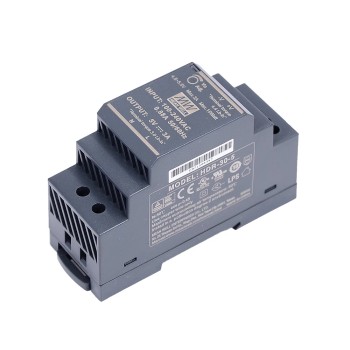 HDR-30-5 MEANWELL 15W 5VDC 3A 115/230VAC Ultra İnce Basamak Şeklinde DIN Ray Güç Kaynağı