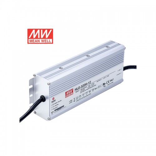 CN Satışta - HLG-320H-12 MEANWELL 264W 22A 12V Sabit Voltaj + Sabit Akım LED Sürücüsü