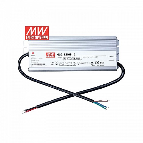 CN Satışta - HLG-320H-12 MEANWELL 264W 22A 12V Sabit Voltaj + Sabit Akım LED Sürücüsü CN Satışta - HLG-320H-12 MEANWELL 264W 22A 12V Sabit Voltaj + Sabit Akım LED Sürücüsü