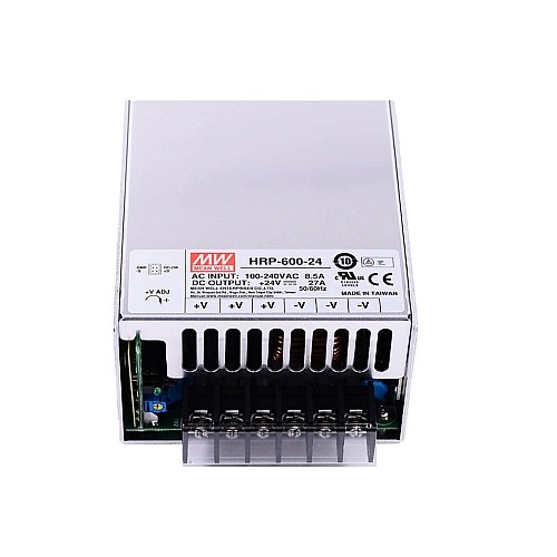 HRP-600-24 MEANWELL 648W 27A 24V Tek Çıkışlı PFC Fonksiyonlu HRP-600-24 MEANWELL 648W 27A 24V Tek Çıkışlı PFC Fonksiyonlu