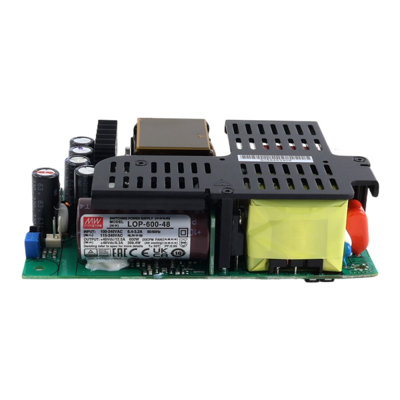 LOP-600-48 MEANWELL 600W 48VDC 12,5A 80-264VAC/113-370VDC Tek çıkışlı, uzaktan algılamalı - LOP-600-48 | StepperOnline