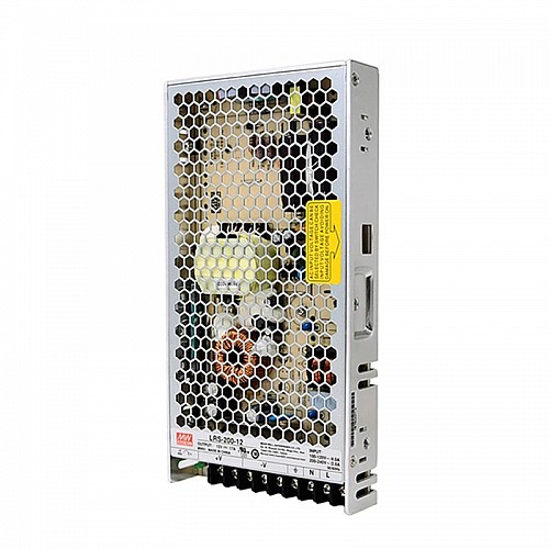 LRS-200-12 MEANWELL 200W 12VDC 17A 115/230VAC Kapalı Anahtarlama Güç Kaynağı