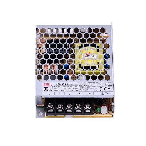 LRS-35-24 MEANWELL 35W 24VDC 1,5A 115/230VAC Kapalı Anahtarlama Güç Kaynağı