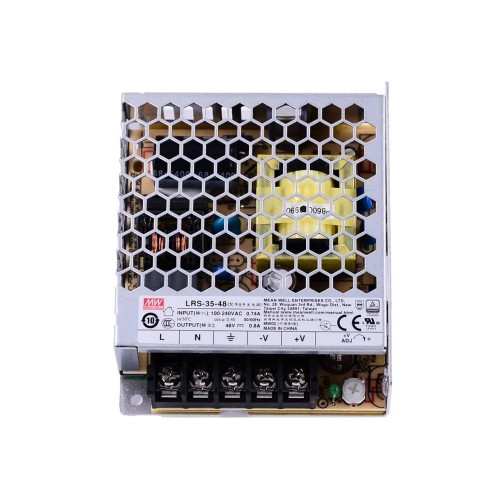 LRS-35-48 MEANWELL 38,4 W 48 VDC 0,8 A 115/230 VAC Kapalı Anahtarlama Güç Kaynağı LRS-35-48 MEANWELL 38,4 W 48 VDC 0,8 A 115/230 VAC Kapalı Anahtarlama Güç Kaynağı