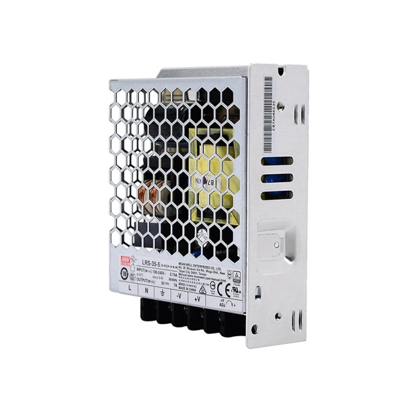 LRS-35-5 MEANWELL 35W 5VDC 7A 115/230VAC Kapalı Anahtarlama Güç Kaynağı