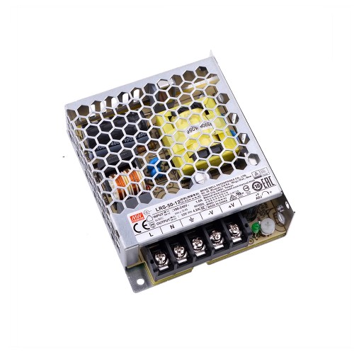 LRS-50-12 MEANWELL 50W 12VDC 4.2A 115/230VAC Kapalı Anahtarlama Güç Kaynağı