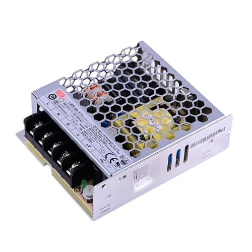 LRS-50-3.3 MEANWELL 33W 3.3VDC 10A 115/230VAC Kapalı Anahtarlama Güç Kaynağı
