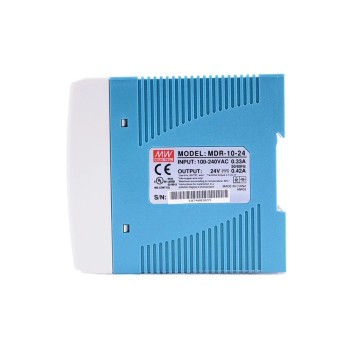 CN Satışta - MDR-10-24 MEANWELL 10W 24VDC 0.42A 115/230VAC DIN Ray Güç Kaynağı