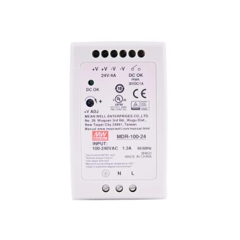 MDR-100-24 MEANWELL 100W 24VDC 4A 115/230VAC DIN Ray Güç Kaynağı