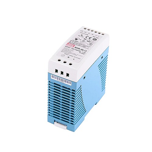 MDR-40-12 MEANWELL 40W 12VDC 3.33A 115/230VAC DIN Ray Güç Kaynağı MDR-40-12 MEANWELL 40W 12VDC 3.33A 115/230VAC DIN Ray Güç Kaynağı