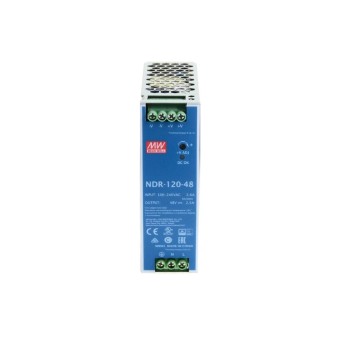 CN Satışta - NDR-120-48 MEANWELL 120W 48VDC 2.5A 115/230VAC Tek Çıkışlı Endüstriyel DIN RAYI