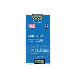 NDR-240-24 MEANWELL 240W 24VDC 10A 115/230VAC DIN Ray Güç Kaynağı