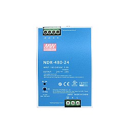 NDR-480-24 MEANWELL 480W 24VDC 20A 115/230VAC DIN Ray Güç Kaynağı