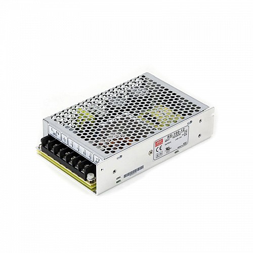 RS-100-12 MEANWELL 102W 8,5A 12V Tek Çıkışlı Anahtarlama Güç Kaynağı