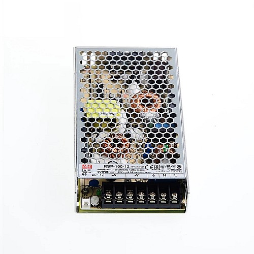 RSP-100-12 MEANWELL 102W 12VDC 8.5A 115/230VAC PFC Fonksiyonlu Tek Çıkış RSP-100-12 MEANWELL 102W 12VDC 8.5A 115/230VAC PFC Fonksiyonlu Tek Çıkış