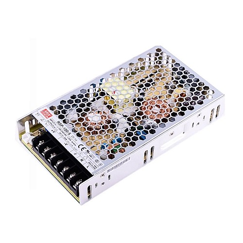 RSP-100-5 MEANWELL 100W 5VDC 20A 115/230VAC PFC Fonksiyonlu Tek Çıkış