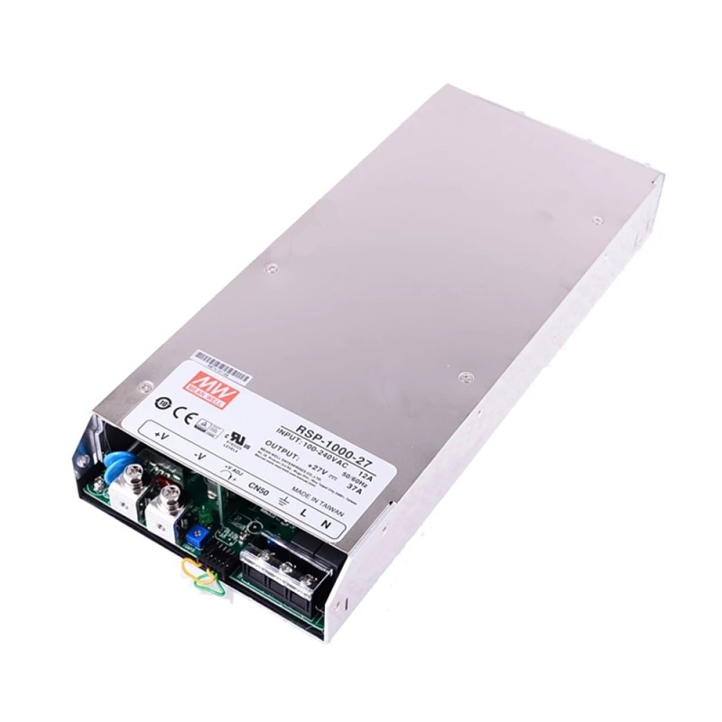 RSP-1000-27 MEANWELL 999W 27VDC 37A 115/230VAC Tek Çıkışlı Güç Kaynağı