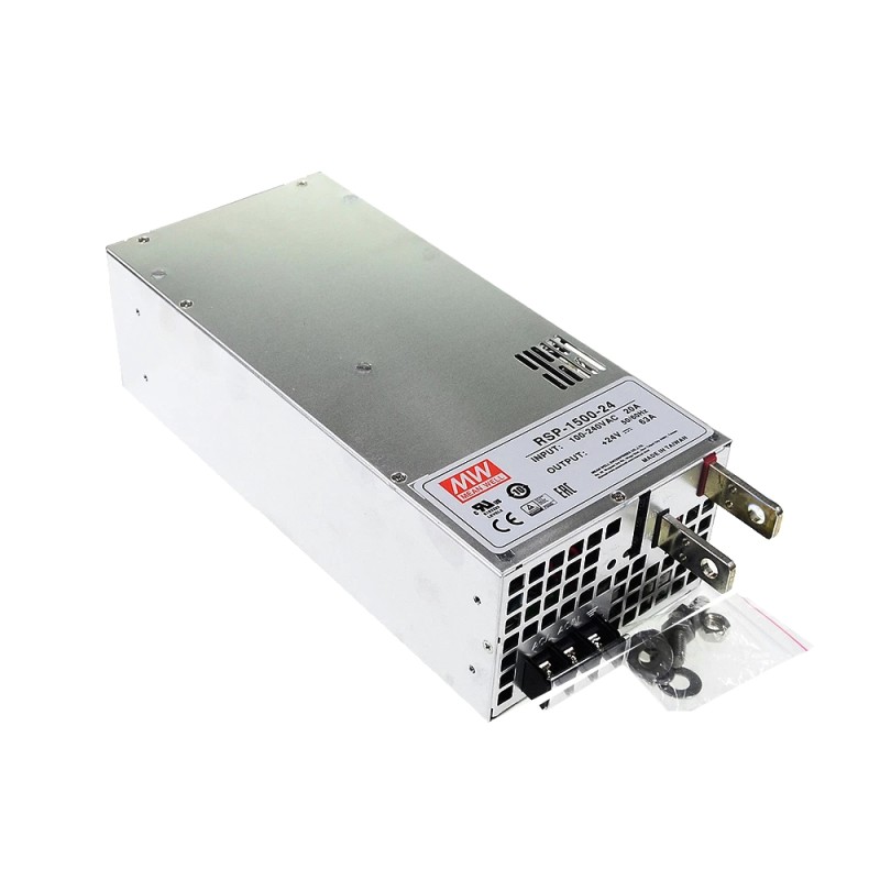 RSP-1500-24 MEANWELL 1512W 24VDC 63A 115/230VAC Tek Çıkışlı Güç Kaynağı RSP-1500-24 MEANWELL 1512W 24VDC 63A 115/230VAC Tek Çıkışlı Güç Kaynağı