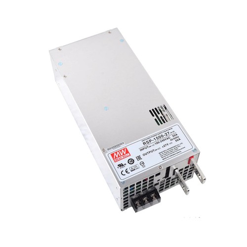 RSP-1500-27 MEANWELL 1512W 27VDC 56A 115/230VAC Tek Çıkışlı Güç Kaynağı