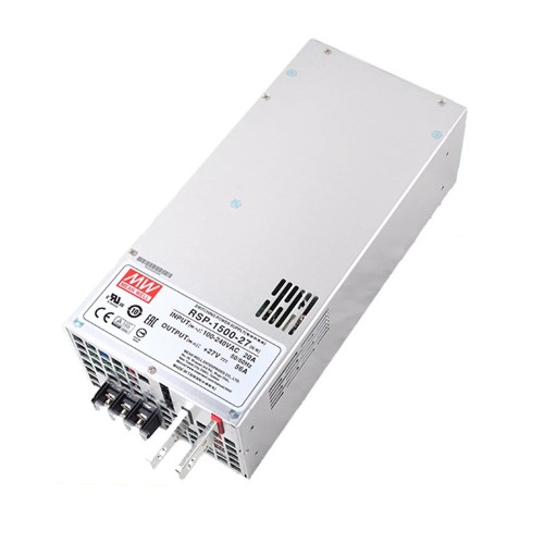 RSP-1500-27 MEANWELL 1512W 27VDC 56A 115/230VAC Tek Çıkışlı Güç Kaynağı