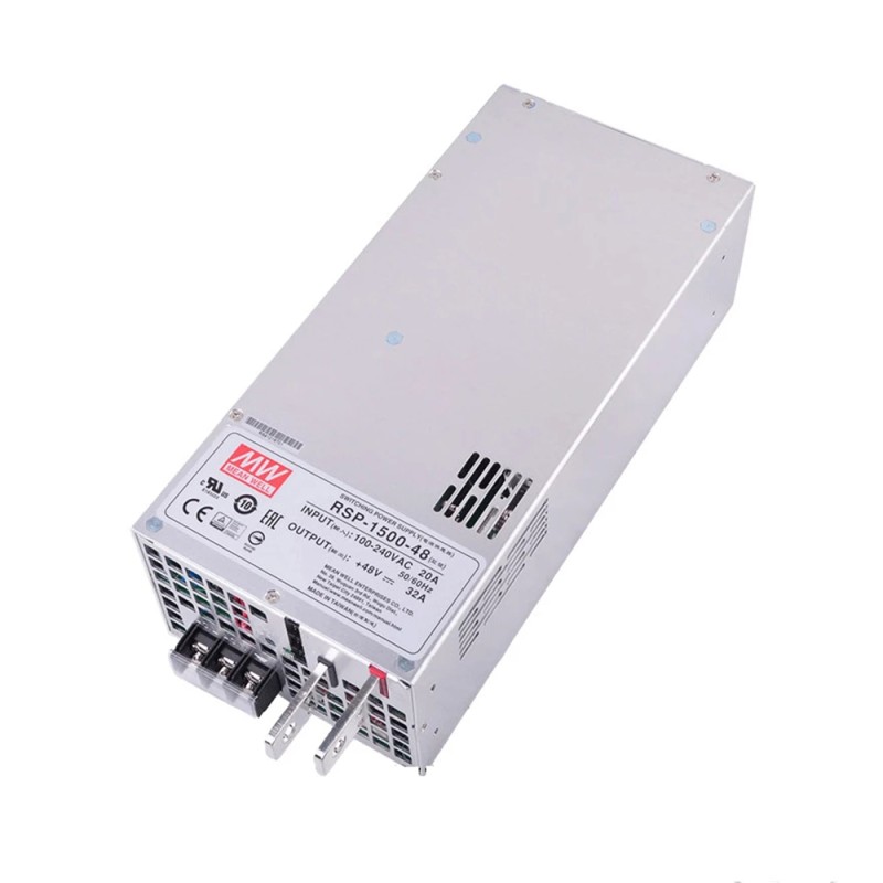 RSP-1500-48 MEANWELL 1536W 48VDC 32A 115/230VAC Tek Çıkışlı Güç Kaynağı