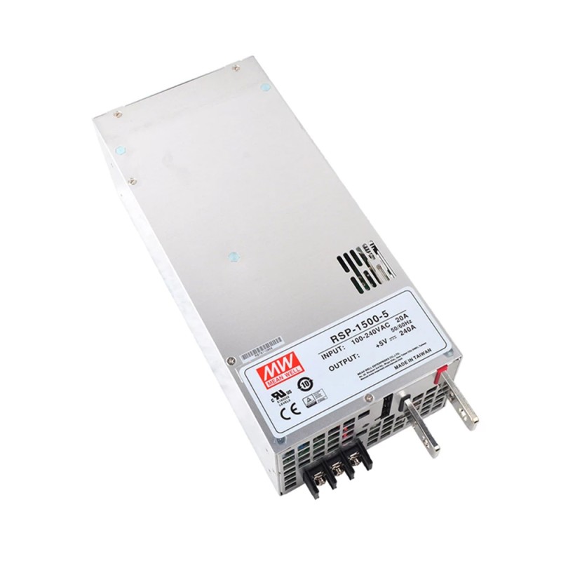 RSP-1500-5 MEANWELL 1200W 5VDC 240A 115/230VAC Tek Çıkışlı Güç Kaynağı