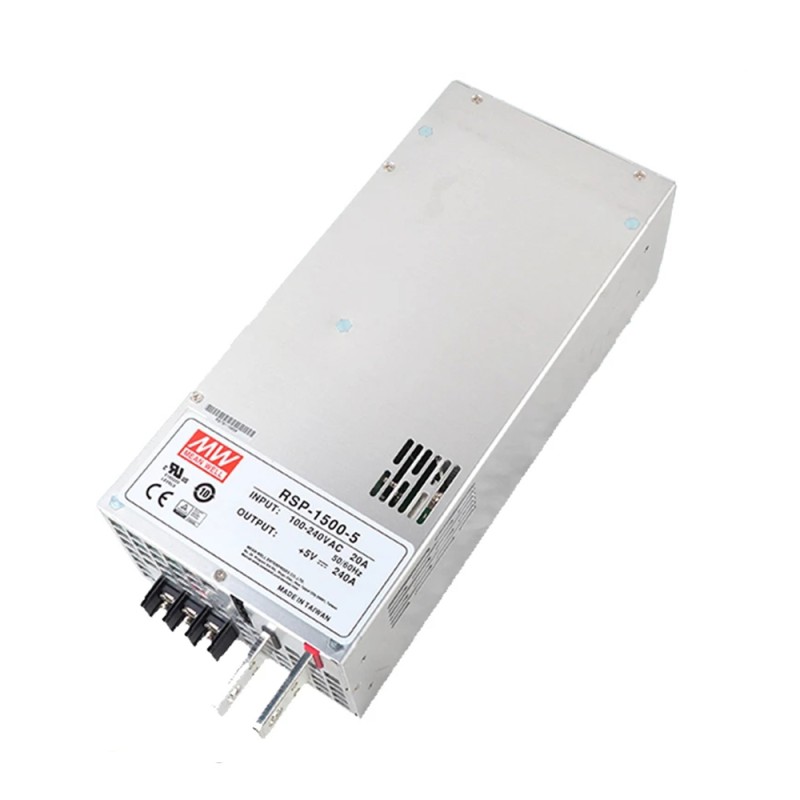 RSP-1500-5 MEANWELL 1200W 5VDC 240A 115/230VAC Tek Çıkışlı Güç Kaynağı