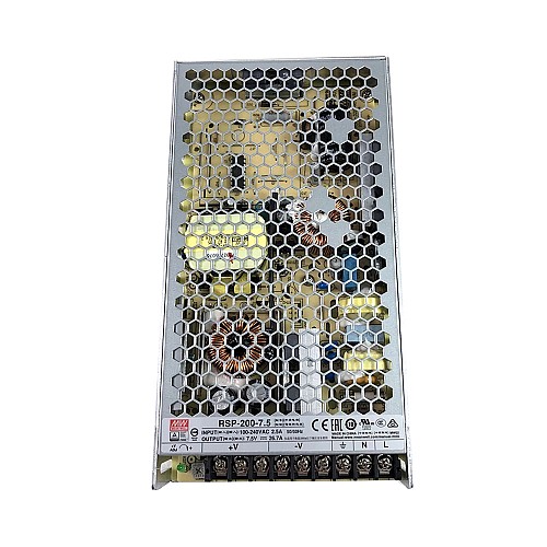 RSP-200-7.5 MEANWELL 200.25W 7.5VDC 26.7A 115/230VAC PFC Fonksiyonlu Tek Çıkış