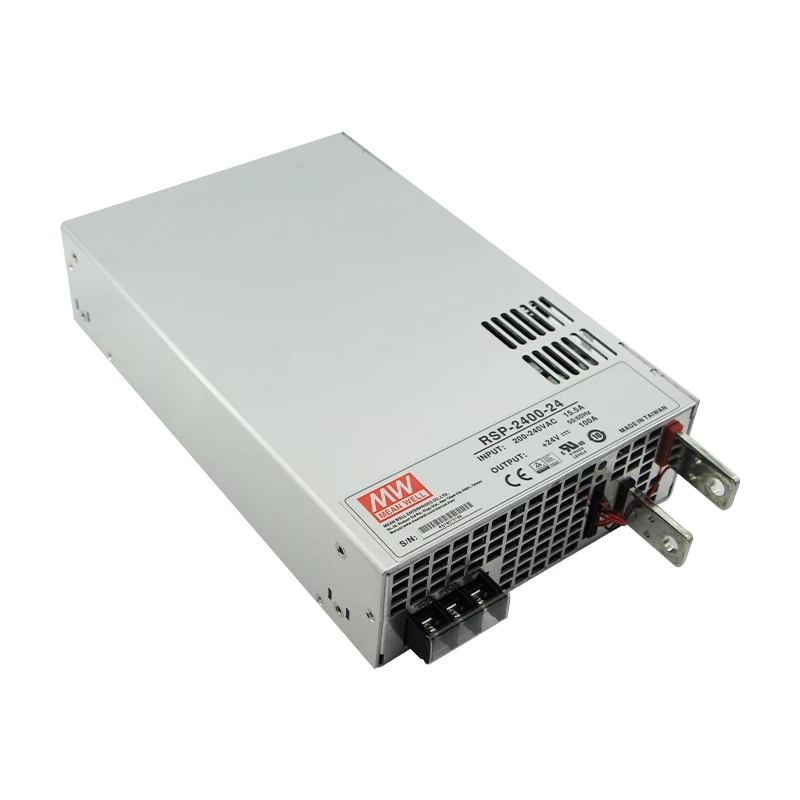 RSP-2400-24 MEANWELL 2400W 24VDC 100A 180/230VAC Tek Çıkışlı Güç Kaynağı