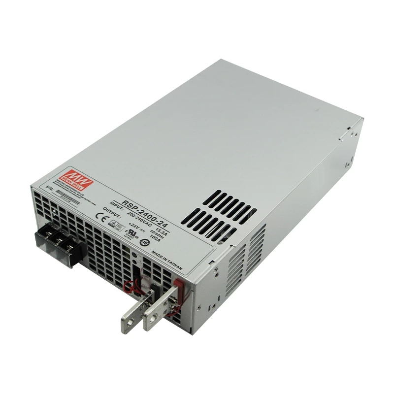 RSP-2400-24 MEANWELL 2400W 24VDC 100A 180/230VAC Tek Çıkışlı Güç Kaynağı