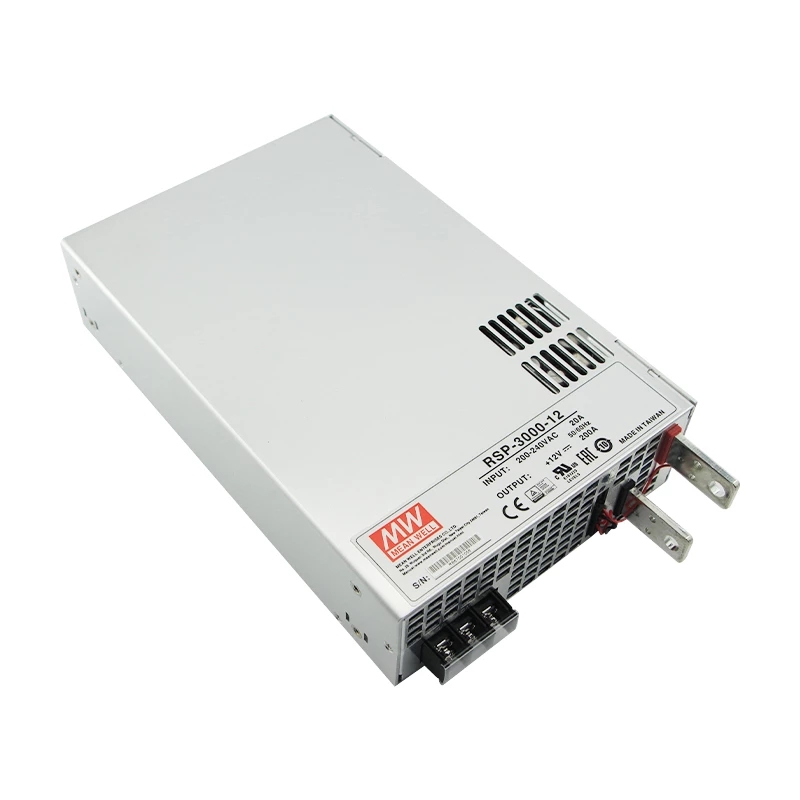 RSP-3000-12 MEANWELL 2400W 12VDC 200A 180/230VAC Tek Çıkışlı Güç Kaynağı