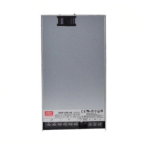 RSP-500-48 MEANWELL 504W 48VDC 10.5A 115/230VAC PFC Fonksiyonlu Tek Çıkış RSP-500-48 MEANWELL 504W 48VDC 10.5A 115/230VAC PFC Fonksiyonlu Tek Çıkış