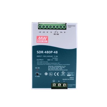 SDR-480P-48 MEANWELL 480W 48VDC 10A 115/230VAC Tek Çıkışlı Endüstriyel DIN RAYI PFC ve Paralel Fonksiyonlu SDR-480P-48 MEANWELL 480W 48VDC 10A 115/230VAC Tek Çıkışlı Endüstriyel DIN RAYI PFC ve Paralel Fonksiyonlu