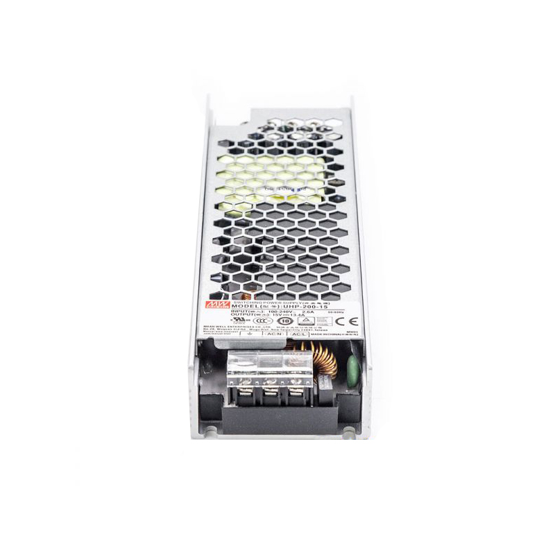 UHP-200-15 MEANWELL 201W 15VDC 13.4A 115/230VAC İnce Tip PFC Anahtarlamalı Güç Kaynağı