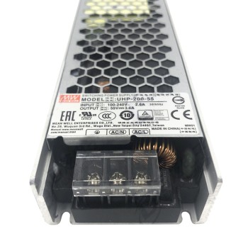 UHP-200-55 MEANWELL 201,6 W 55 VDC 3,6 A 115/230 VAC İnce Tip PFC Anahtarlamalı Güç Kaynağı
