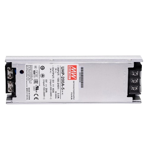 UHP-200A-5 MEANWELL 200W 5VDC 40A 115/230VAC İnce Tip PFC Anahtarlamalı Güç Kaynağı